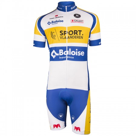 Tenue Cycliste et Cuissard à Bretelles 2018 Sport Vlaanderen-Baloise N001